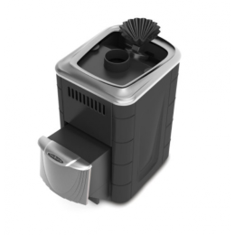 Дровяная печь для бани TMF Гейзер Мини 2016 Carbon ДН ЗК антрацит